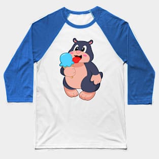 Mole Waffle ice cream Baseball T-Shirt